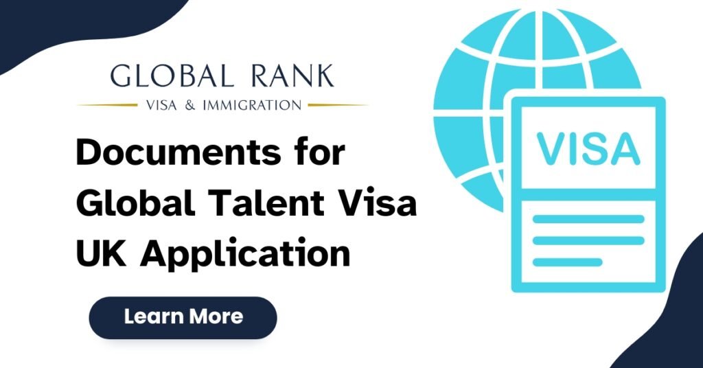 Documents for Global Talent Visa UK Application