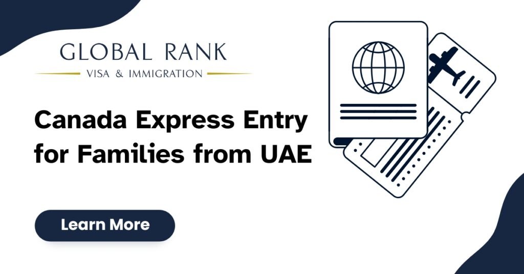 Canada Express Entry for Families from UAE Canada’s Express Entry system is a top choice for families in the UAE looking to immigrate. It offers a streamlined process for skilled professionals and their dependents to obtain permanent residency (PR) in Canada. The program allows family members to be included in the application, ensuring a smooth transition for all. If you're considering this route, understanding the Canada Express Entry processing time is essential. Can Family Members Be Included in Express Entry Applications? Yes, Express Entry allows the primary applicant to include family members in their application. Eligible family members include: Spouse or common-law partner Dependent children under 22 years old (or older if they have a physical or mental condition that makes them dependent on their parents) Benefits of Including Family Members Family members receive permanent residency status along with the primary applicant. Spouses can work and study in Canada. Children can access free education and healthcare. Considerations for UAE Applicants The principal applicant must prove financial capability to support dependents. Spouses can contribute to CRS scores if they have work experience or education credentials. Dependent children must meet age and dependency criteria. If you're unsure whether Express Entry or Express Entry vs PNP is the right choice for your family, exploring both options can help you decide. How to Apply for Family Sponsorship Through Express Entry There are two ways families can apply through Express Entry: 1. As a Principal Applicant with Family Members The primary applicant submits a single Express Entry profile. Spouse and children are added as dependents. If successful, all family members receive PR. 2. Sponsorship After Receiving PR If the primary applicant moves to Canada first, they can later sponsor family members under the Family Class Sponsorship program. Sponsorship processing takes approximately 12 months. Steps to Apply Create an Express Entry Profile – Submit details of all family members. Receive an Invitation to Apply (ITA) – If selected, the applicant receives an ITA. Submit Full PR Application – Provide documents for the principal applicant and dependents. Medical and Security Checks – All family members undergo medical exams and background verification. Receive Confirmation of Permanent Residence (COPR) – Approved applicants can move to Canada. For a deeper understanding of this process, read more about Canada Express Entry for families. Document Checklist for Canada PR for Families from Dubai Applicants must submit a comprehensive set of documents to ensure a smooth PR process. Primary Applicant Documents Valid passport Educational Credential Assessment (ECA) Language proficiency test results (IELTS/CELPIP) Proof of work experience Proof of funds Medical exam results Spouse/Common-Law Partner Documents Marriage certificate (if applicable) Language test results (if applicable) Educational and work experience documents (if applicable) Dependent Children Documents Birth certificates Passport copies Medical exam reports Additional Documents Police clearance certificates Proof of relationship documents Recent photographs Processing Time and Fees Process Average Time Cost (CAD) Express Entry Profile Creation Immediate Free PR Application Processing 6 months $1,365 per adult, $230 per child Medical Exam 2 weeks $200–$300 per person Police Clearance 1–3 months Varies by country Many applicants make errors that delay their applications. To avoid setbacks, review Common mistakes to avoid in Canada Express Entry before submitting your documents. Additional Immigration Pathways If you're exploring alternative immigration routes, consider these options: Canada Express Entry for students – If you or your spouse plan to study in Canada before applying for PR. Canada Express Entry Visa – Learn the full process of obtaining PR through Express Entry. Canada Provincial Nominee Program – A great alternative for those with lower CRS scores or specific job offers. Canada Visit Visa – For those who want to explore Canada before deciding on immigration. Final Thoughts Moving to Canada as a family provides numerous benefits, including quality education, healthcare, and job opportunities. Planning your application carefully and ensuring all documents are in place will increase your chances of a successful immigration process.